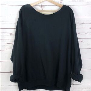NEW Oversized Slouchy Sweatshirt loose fit black